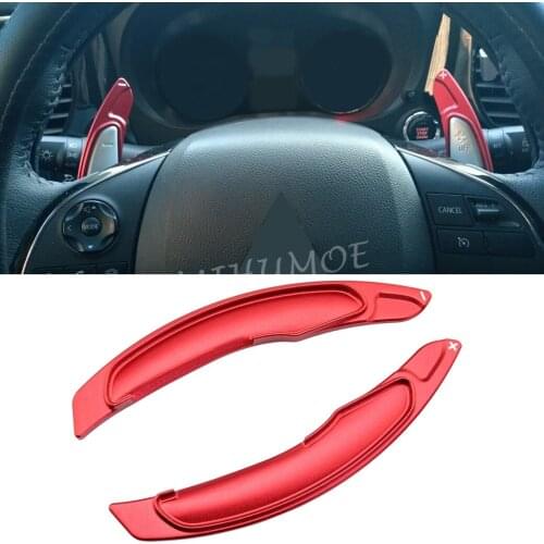 Steering Wheel Gear Shift Paddle For Mitsubishi Outlander PHEV Sport Eclipse Cross L200 ASX Red