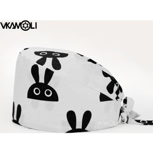 Women and men scrubs caps Work Hats Unisex Breathable caps scrubs gorros quirofano mujer lab hat