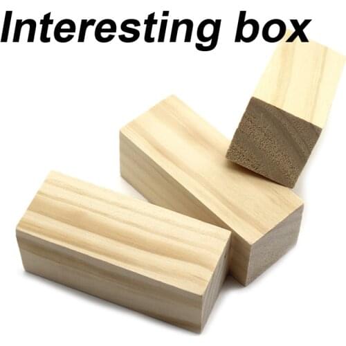 Pine block 4 * 4 * 10cm solid wood rough wood bar rectangular wood column support wood DIY manual model material