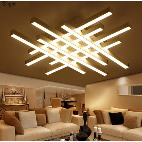 Modern Geometric Metal Dimmable Led Ceiling Lights Lustre Acrylic Living Room Led Ceiling Lamp Bedroom Led Ceiling Light Fixture