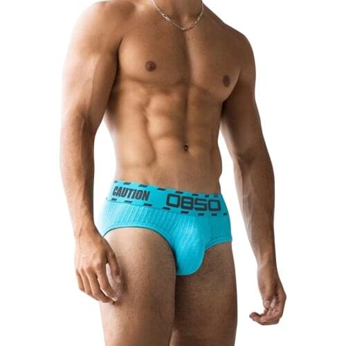 Sexy Gay Underwear Mens Cotton Briefs Brand Underpants Men Breathable Low Rise Penis Pouch Panties Sissy Male Lingerie 3 Colors