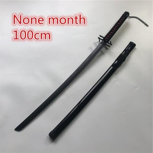 1:1 Cosplay Bleach Kurosaki ichigo sword Prop none Moon Sword Role cosplay Bleach Wood Sword Weapon 100cm