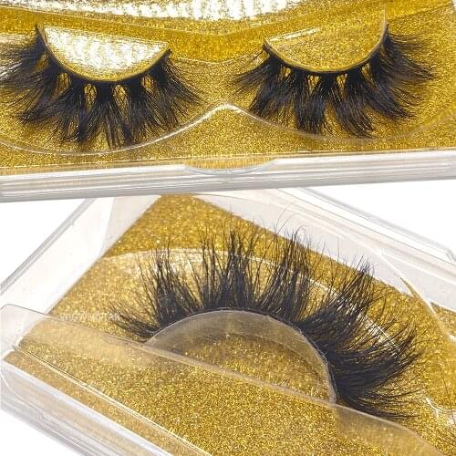 16mm Lashes 3D False Eyelashes China Natural Fluffy Curl Crosscriss Section Human Hair Work Wedding Eyelash Extension E14 D809