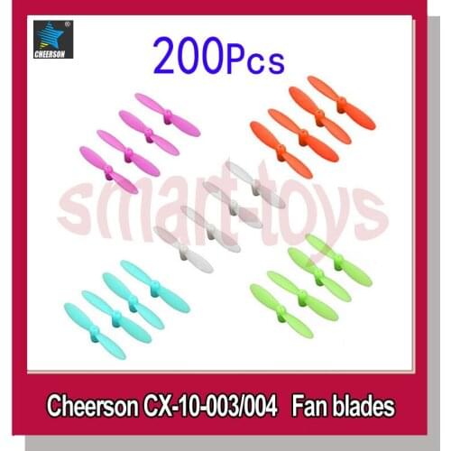 200Pcs cheerson cx-10 cx10 helicopter blades / propellers for CX10 Quadcopter Spare Parts