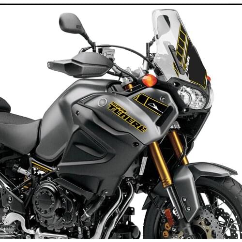 2010 2011 2012 2013 XT 1200 Z For YAMAHA SUPER TENERE XT1200Z Trunk Luggage WORLD CROSSER Kit Tank Pad Protection Stickers Logo