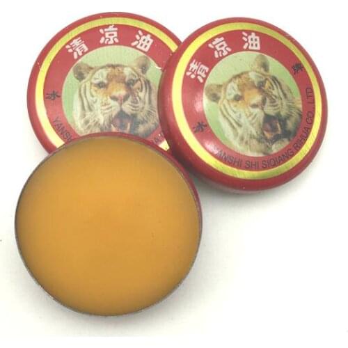 60pcs Chinese Tiger Balm Red Refresh Oneself Treatment Of Influenza Cold Headache Dizziness Muscle Massager Relax Essential Oil