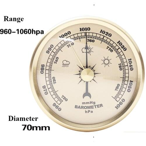 Air Pressure Gauge For Ships Factories Laboratories Families Wall Mounted Home Thermometer Hygrometer Weather Barometer Tools