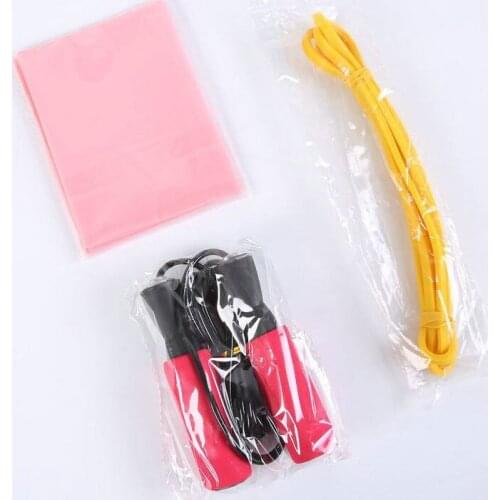 Home Outdoor Yoga Combination Fitness Suit Yoga Pull Resistance Pull Loop Rope Skipping Dropshipping