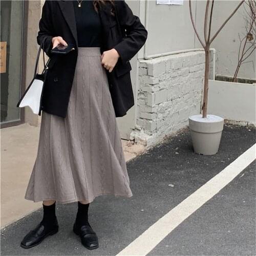 HziriP Women's Knitted Skirts