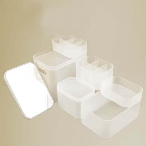 Combination type frosted cosmetic storage box multipurpose storage case free shipping