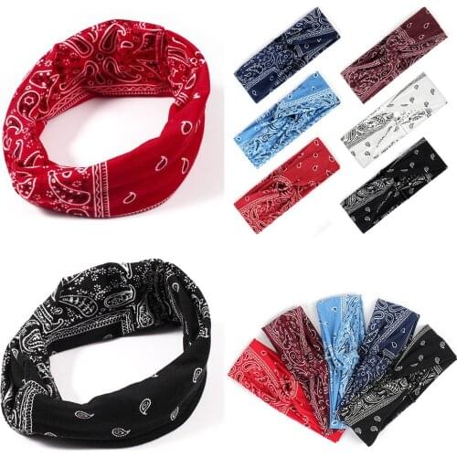 Korean Cotton Women Headband Turban Girls Knot Hairband Hair Accessories Twisted Female Makeup Elastic Hairbands Headwrap