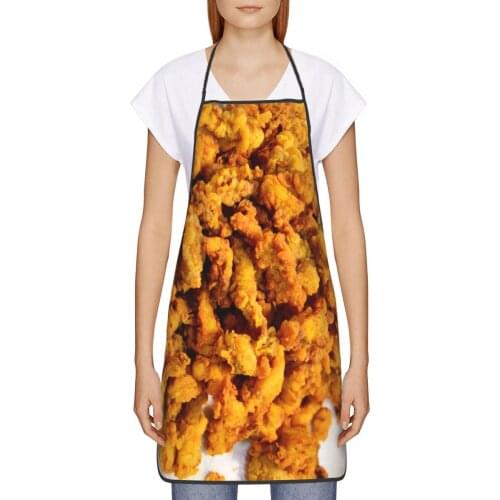 Korean Fried Chicken Kitchen oil resistant wreath Ribs kitchen aprons restaurants for Women 72*52cm