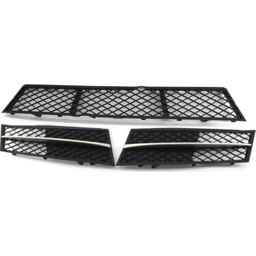 Fog Lamp Cover For BMW F10 F18 2011 2012 2013 Fog Light Cover Vent Grille Side Insert Grilles Lower Bumper Insert Grille