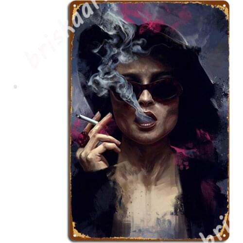 Marla Singer Metal Signs Cinema Garage Home personalized Plates Tin sign Posters