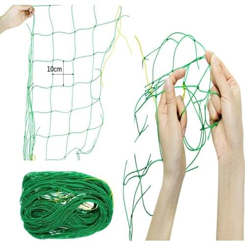 1Pc Nylon Mesh Horticulture Plant Crawl Net Garden Hanging Net Vine Plant Climbing Network DIY Vegetable-Field Garden Home Decor