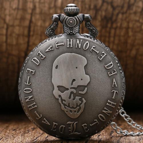 Retro New Death Note Pattern Digital Quartz Pocket Watch Vintage Pendant Montre Gousset With Boys Gifts Pocket Watch