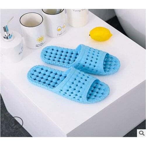 New slippers women summer indoor thick bottom couple home drag bath non-slip bathroom soft bottom household