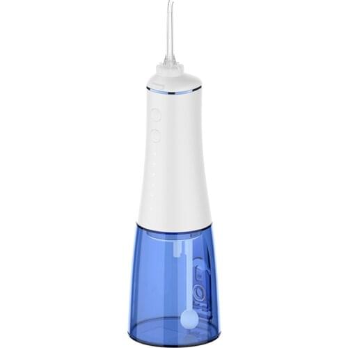 350ml Cordless Oral Irrigator Portable Water Dental Flosser USB Rechargeable Water Jet Floss Tooth Pick Bucal 5 Jet Tip 3 Modes