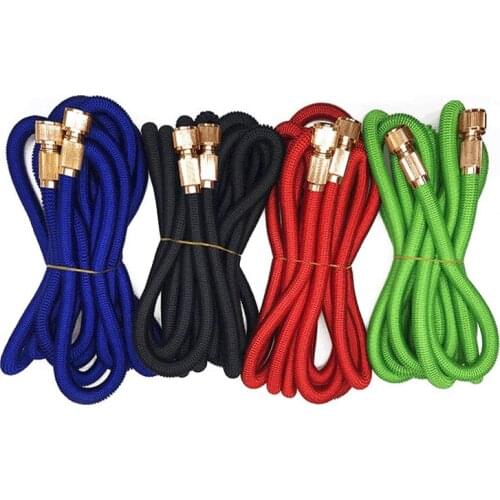 Water Pipe Hose Household High Pressure Car Wash Water Gun Explosion-Proof Telescopic Hose Watering Set Connected To Tap Water