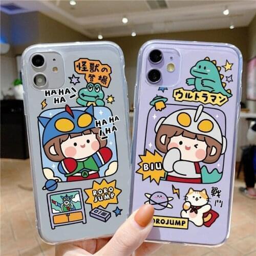 Funny Astronaut Case For Samsung Galaxy A52 A51 A32 A31 A72 A71 A41 A12 A11 A21 A70 A50 A40 A30 A20 A10 A20S A6 Silicone Cover