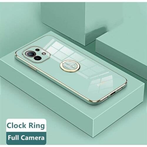 Silicone Square 360 Ring Phone Protective Case For Huawei Nova 8 7 Pro 6 8SE 5 4 3 3i 7i 5i 5T 3E 4E 7SE Luxury Soft Back Cover