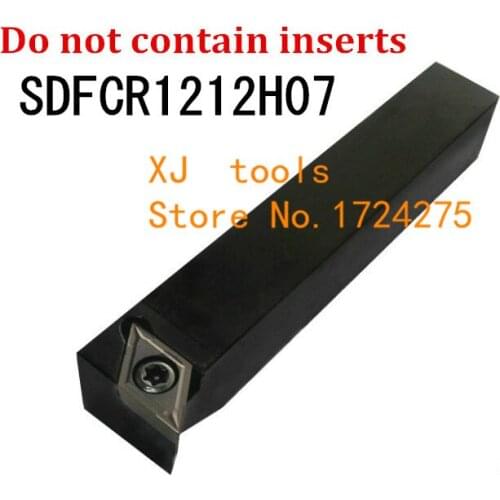 SDFCR1212H07/ SDFCL1212H07 Metal Lathe Cutting Tools Lathe Machine CNC Turning Tools External Turning Tool Holder S-Type SDFCR/L