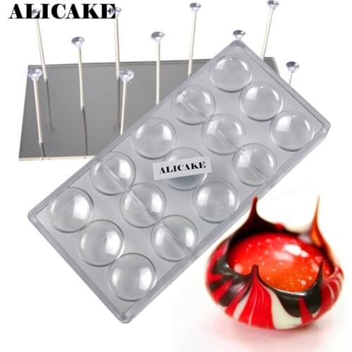 Volcano Chocolate Mold Set Polycarbonate Plastic for Volcan Chocolate Form Mould Candy Stand Set Bakery Baking Tools