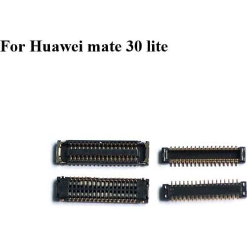 2pcs For Huawei Mate 30 lite 30lite LCD display screen FPC connector For Huawei Mate30 lite logic on motherboard mainboard