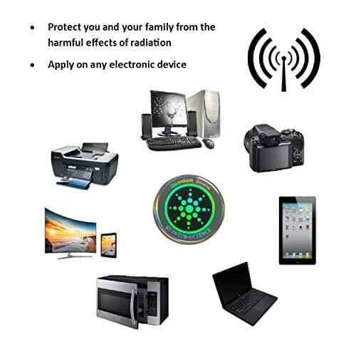 24K gold negative ion anti radiation sticker shield 3G | 4G | 5G EMR-F-P Protection 50pcs/ot