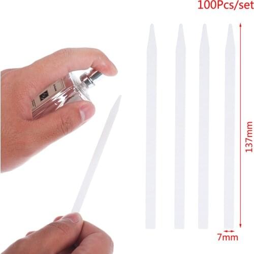 50/100pcs Fragrance Oil Tester Strips Aromatherapy Fragrance Perfume Essential Oils Test Tester Paper Strips