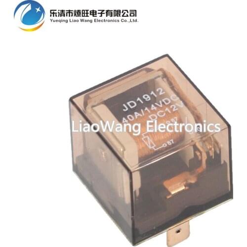 5 PCS Automobile relay DC 12V 40A 5 pin JD1912 horn relay Automotive Lighting Controller
