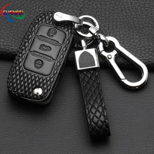 For Volkswagen Lavida Sagitar Bora Polo Tiguan Lamando Magotan Car Key Case Cover Protection key Interior Decoration Accessories