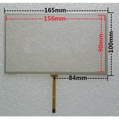 7 "four-wire touch screen new industrial computer equipment LCD touch panel handwriting screen external screen 165*100MM