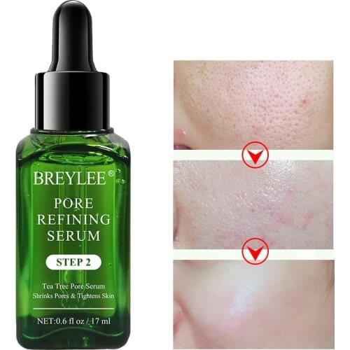 Tea Tree Essential Oil Shrink Pores Face Essence Deep Moisturizing Centella Sooth Skin Anti Acne Repair Face Serum Skin Care