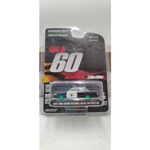 GL 1:64 1992 FORD CROWN VICTORIA INTERCEPTOR green machine alloy model Car Diecast Metal Toys Birthday Gift For Kids Boy