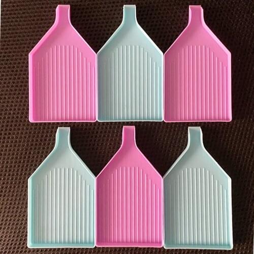 Diamond Painting Tool, Pink Blue Point Drill Tray for Round and Square Diamonds DIY Craft Tool