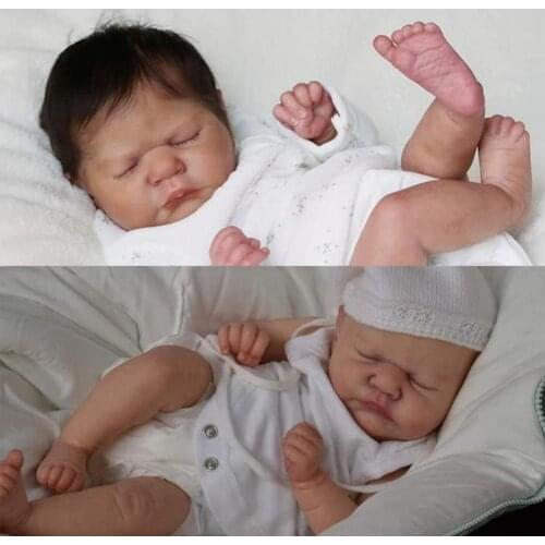 NPK 18Inch Reborn Doll Kit Romilly Limited Edition Dolls Soft Lifelike Unfinished Kit