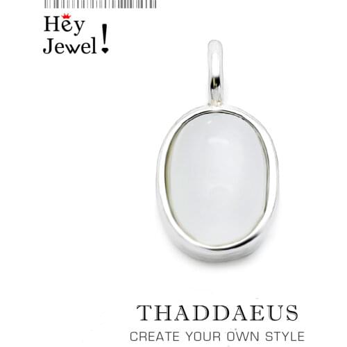 Pendant White Oval Opal,2020 Brand New Fashion Classic Jewelry Europe Style Bijoux Necklace Accessories Gift For Soul Woman