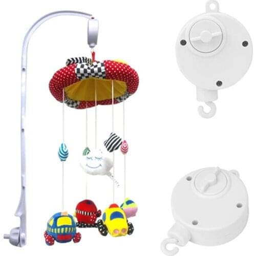 1PCs Music Box Baby Stroller Crib Bed Hanging Bell Parts Mobile Hanging Bell Toy Toddler Clockwork Movement Mobile Music Box