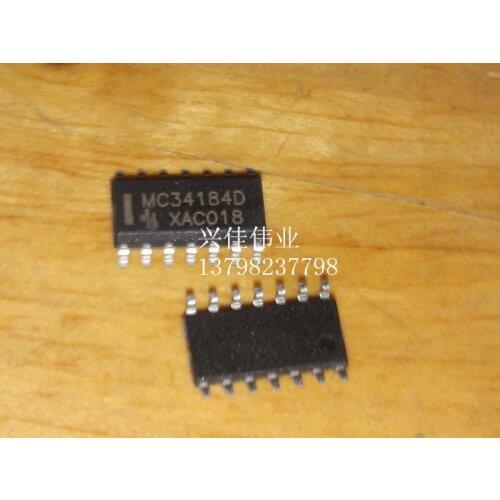 10PCS New MC34184D MC34184DR SOP-14 low-power high slew rate operational amplifier