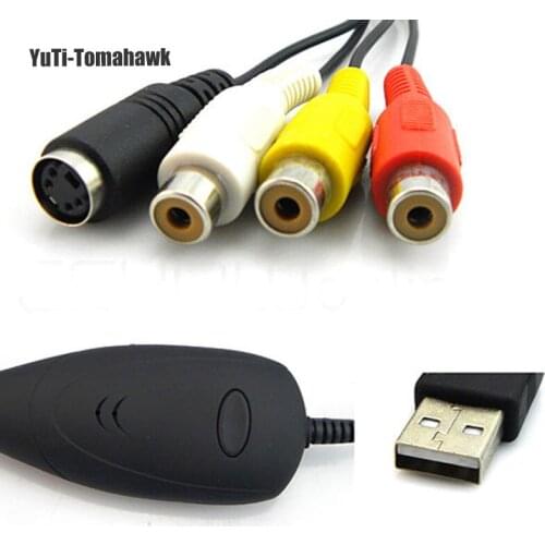 New Ezcap USB 2.0 Video Capture Adapter VHS To DVD For Windows XP Vista 7/8 DVR Card