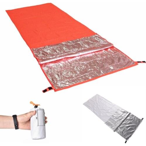 Outdoor Mountain Camping Reflection Insulation Adventure Emergency Rescue Blanket Sleeping Bag