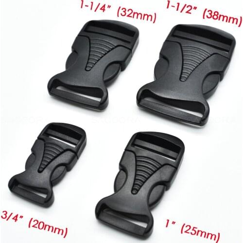 Plastic Detach Mini Buckle For Backpack Straps Luggage Webbing 20mm /25mm/32mm/38mm