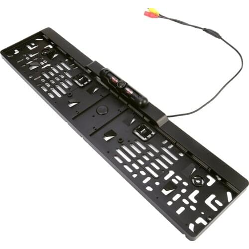 Radio Reversing Camera 170 ° IR Night Vision License Plate Car License Backup Camera with 2.4G Video Transmitter Receiver