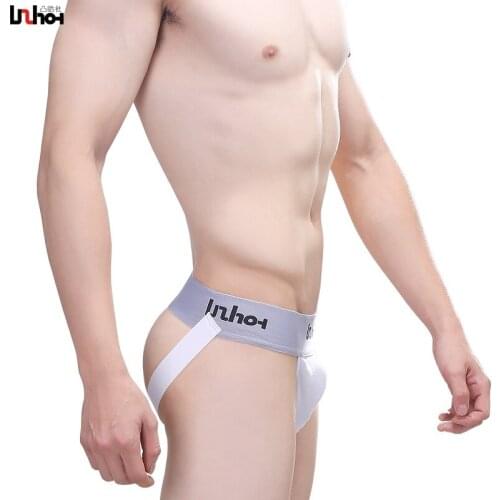 Bikini sexy para hombres Ropa interior de algodón para hombres Tanga de absorción de sudor antifricción deportivayoupin