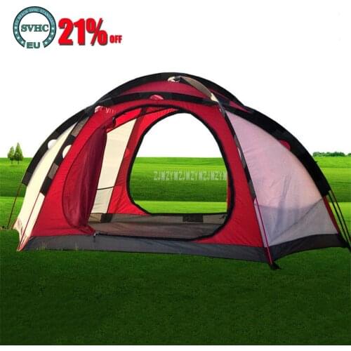 NEW 5-6 Person Camping large Beach Tent Fishing Hiking Rainproof UV-proof Family Travel Big Tent For Outdoor 310*240*145cm