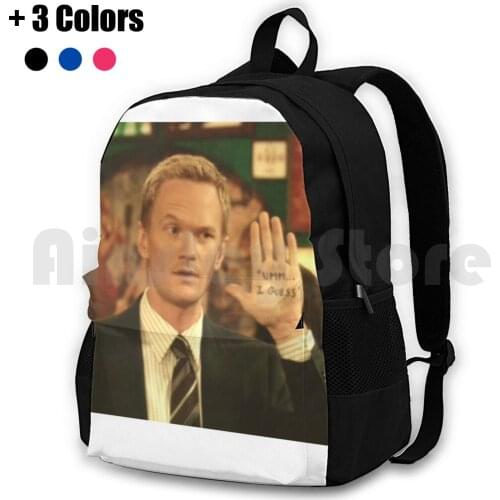 How I Meet Your Mother Outdoor Hiking Backpack Waterproof Camping Travel Series Movies Meme