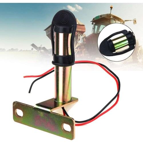 Rotating Flashing Light Amber Tractor Warning Beacon Pole Mount Bracket Light Accessories