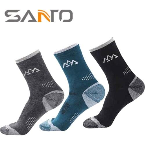 High Quality Professional Sport Socks Breathable Road Bicycle Stocking Outdoor Sports Racing Cycling Hose Warm Wool Socks