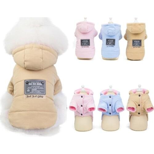 Winter Pet Outfit Small Dog Clothes Yorkie Poodle Bichon Frise Pomeranian Schnauzer Dog Coat Jacket Warm Puppy Costume Dropship